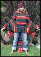 Hollyberry Striped Set